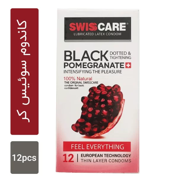swiss-care-black-pomegranate-condom-12pcs